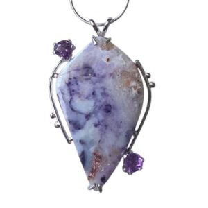 Morado Opal and Amethyst necklace