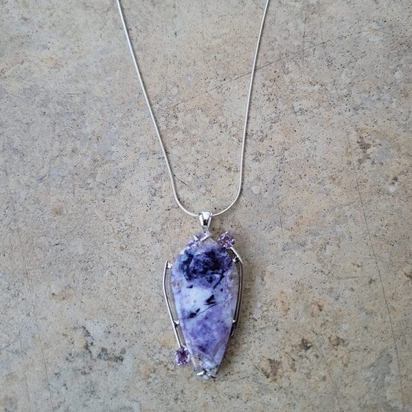 Morado Opal and Amethyst necklace - Image 4