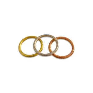 Textured stack ring