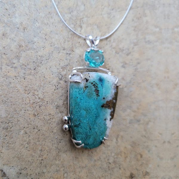 Chrysocolla and Apatite - Image 2