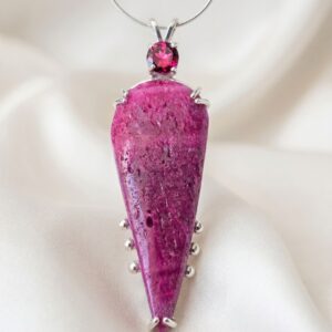 <b><font color="navy">Crimson Ember</font></B><br>Ruby and Ruby Quartz